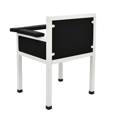 Viva Comfort Antimicrobial Phlebotomy Blood Drawing Chair, 350 lbs. Capacity, Black (ADI997-02-BLK-MK)