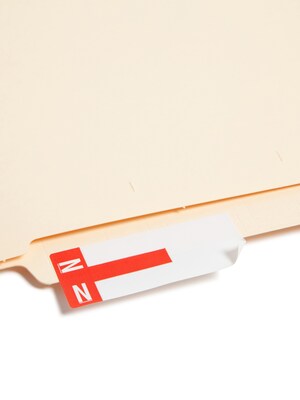 Smead® AlphaZ NCC Color-Coded Name Label, A-Z, Label Sheet, Assorted Colors (67150)