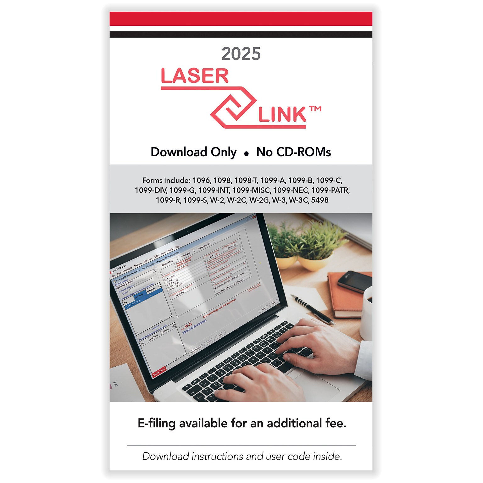 ComplyRight LaserLink 2025, Windows, Card for Download (12034)