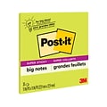 Post-it Notes, 11 x 11, Green, 30 Sheet/Pad (BN11G)