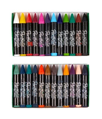 Crayola Portfolio Series Oil Pastels, Assorted Colors, 24/Box (52-3624)