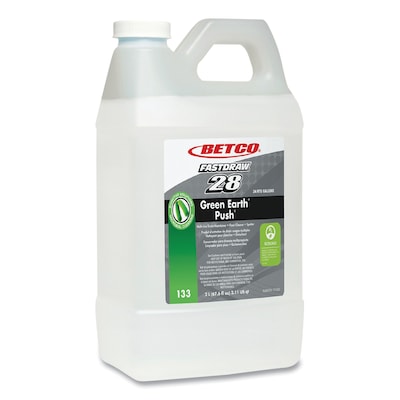 Betco Green Earth Bioactive Solutions PUSH Drain Cleaner, New Green Scent, 2 L Bottle, 4/Carton (BET