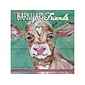 2024 BrownTrout Barnyard Friends 12" x 12" Monthly Wall Calendar (9781773727936)