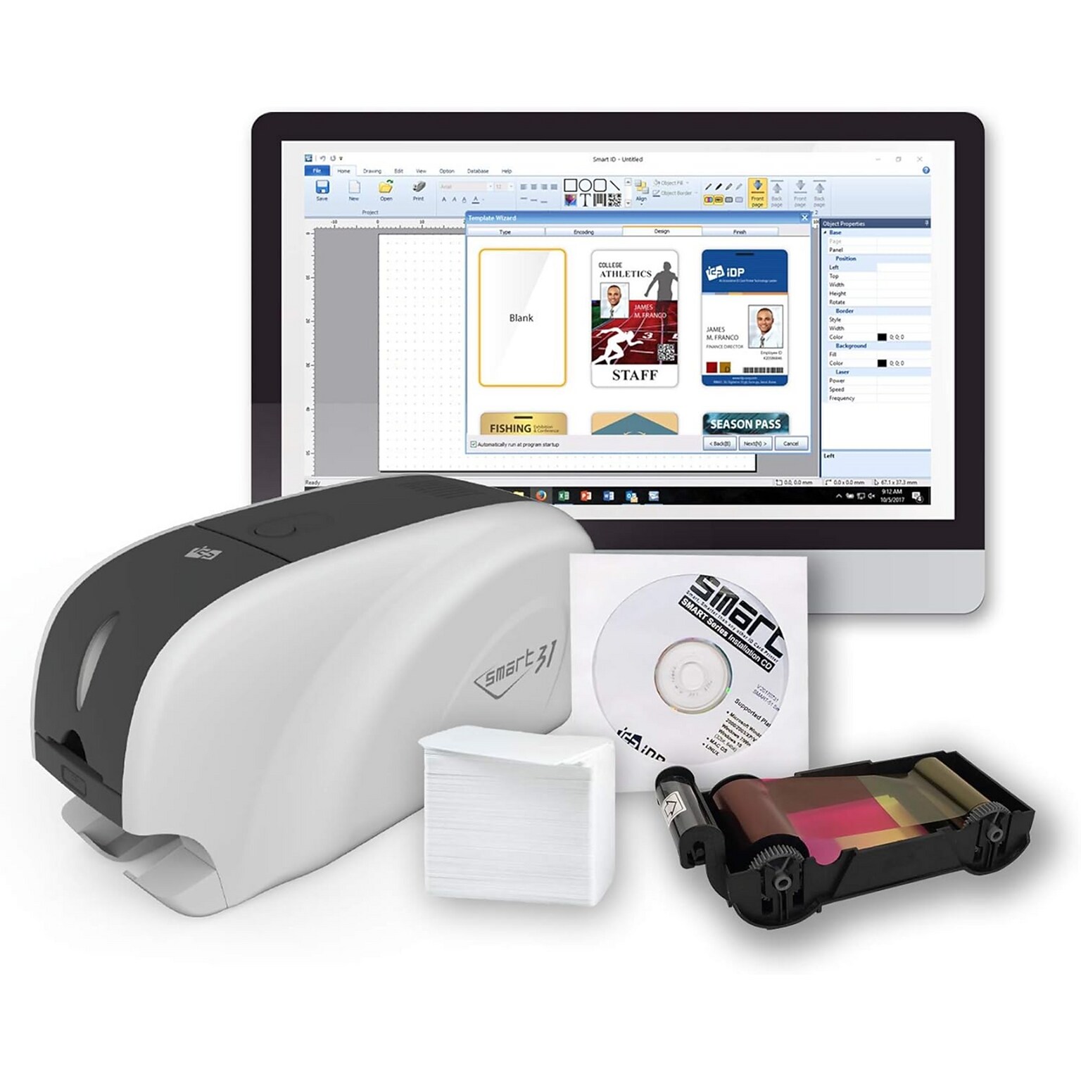 IDP SMART-31 ID Card Printer Kit (651527K)