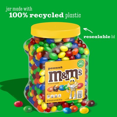 M&Ms Peanut Milk Chocolate Pieces, 62 oz. (209-00060)