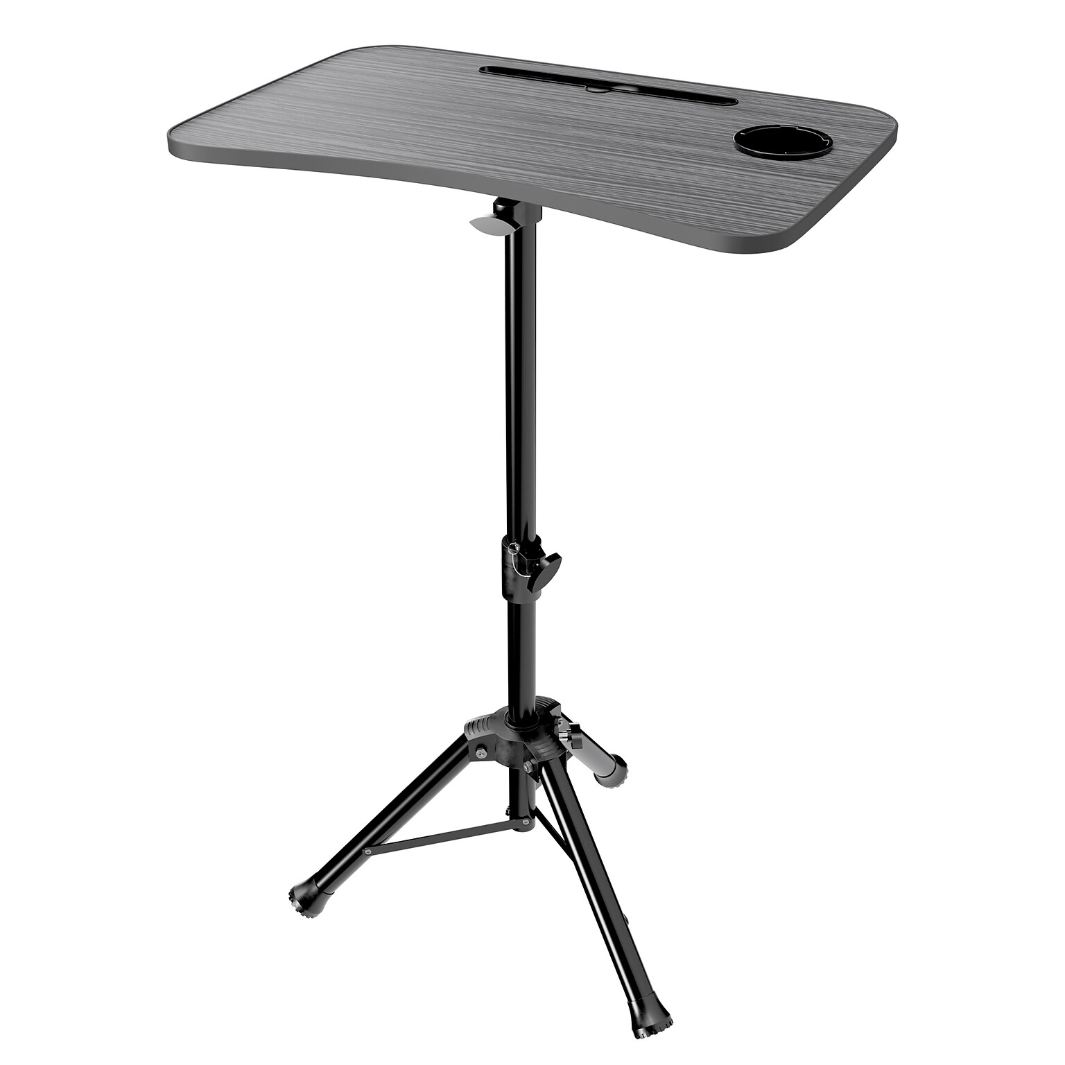 Preuly S90 Portable Laptop/Projector Floor Stand Standing Desk Tripod, Black (PTS90)