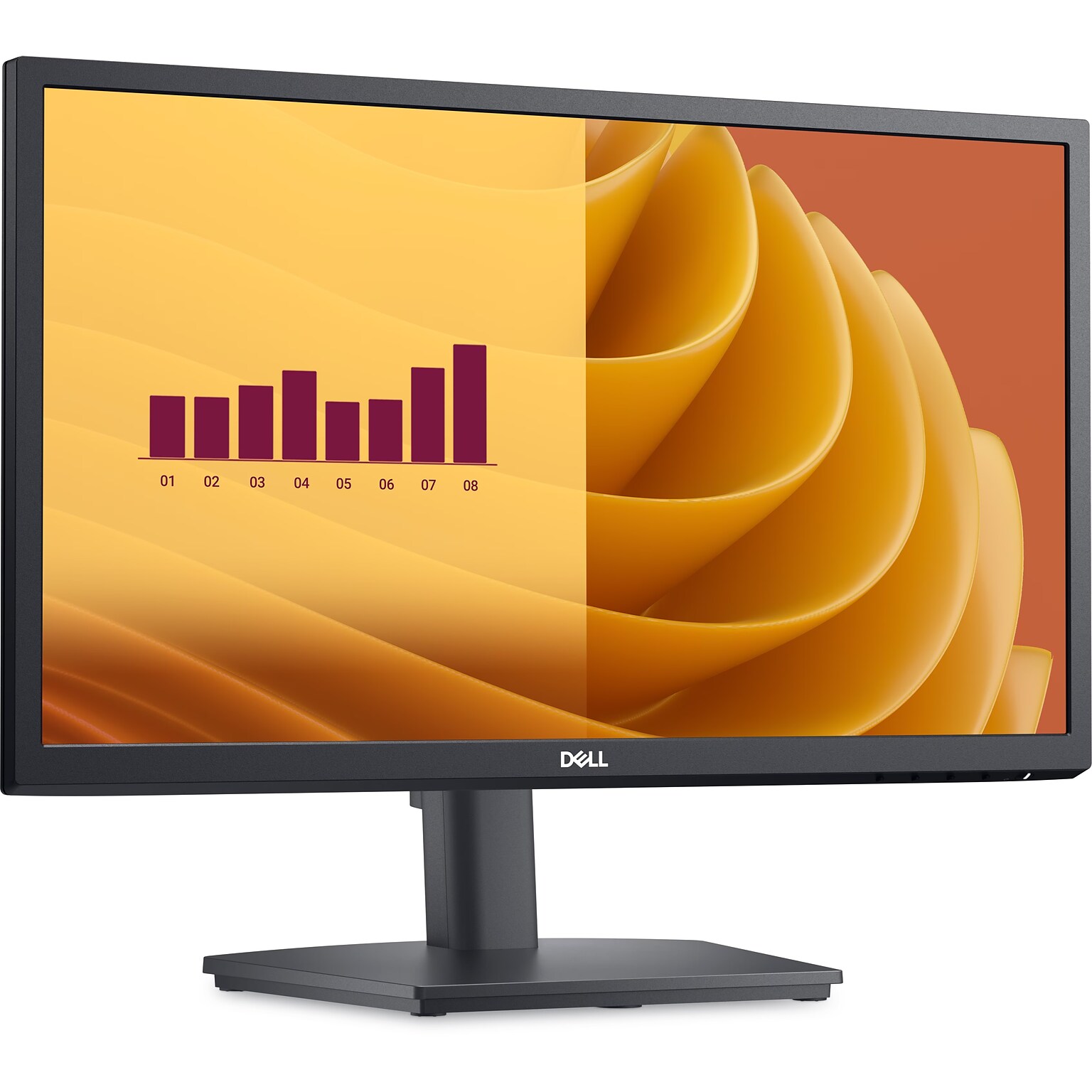 Dell E Series 21.4 75 Hz LED Monitor, Black (E2225HS)