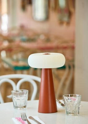 Adesso Ozzie LED Table Lamp, Reddish Brown (3114-08)
