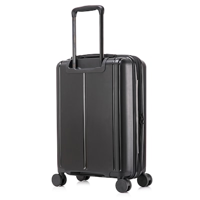 DUKAP Airley 21.85" Hardside Suitcase, 4-Wheeled Spinner, TSA Checkpoint Friendly, Black (DKAIR00S-BLK)
