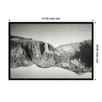 Amanti Art Negative Reality Inversion by F2images Wood Framed Wall Art Print, 41" x 28" (A42675447138)