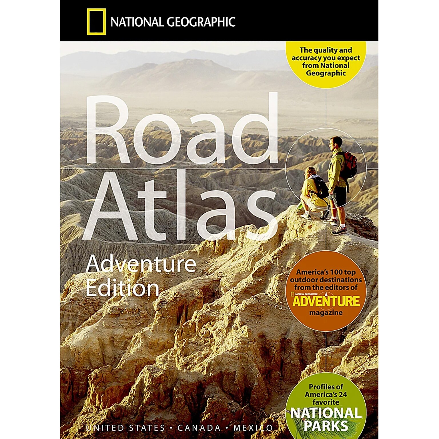 National Geographic Road Atlas 2024: Adventure Edition, United States, Canada, Mexico, 11 x 15 (NGMRD00620166)