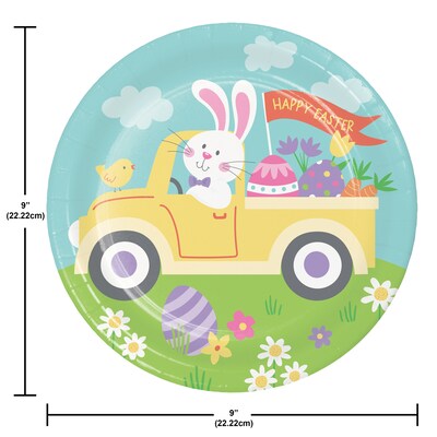 Creative Converting Hippity Hoppity Easter Party Kit, Serves 8 (DTC9197E4A)