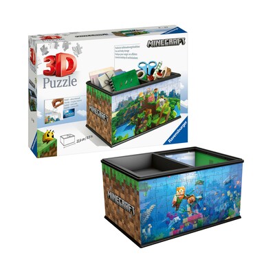 Ravensburger Minecraft Storage Box 216-Piece 3D Puzzle (11286)