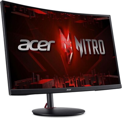 Acer Nitro XZ1 27 Curved 240 Hz LED Gaming Monitor, Black (UM.HX1AA.304)