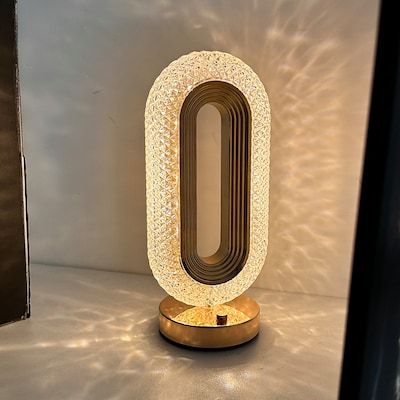 Tech Mod LED Oval Crystal Lamp