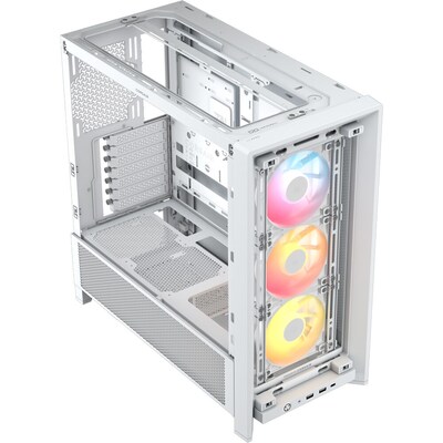 Corsair FRAME 4000D RS ARGB E-ATX Mid-Tower Computer Case, White (CC-9011297-WW)