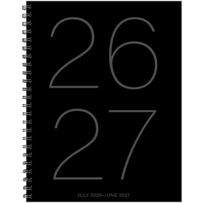 2026-2027 Willow Creek 8.5 x 11 Academic Weekly & Monthly Planner, Black (65952)