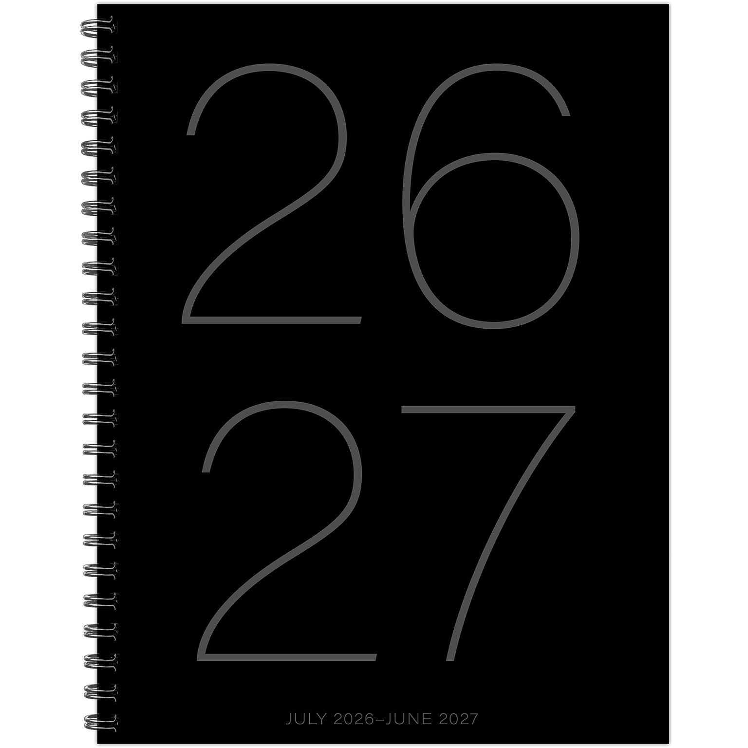 2026-2027 Willow Creek 8.5 x 11 Academic Weekly & Monthly Planner, Black (65952)