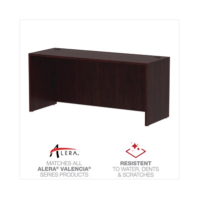 Alera Valencia Series Credenza Shell, 65"W x 23.6"D x 29.5"H, Mahogany (ALEVA256624MY)