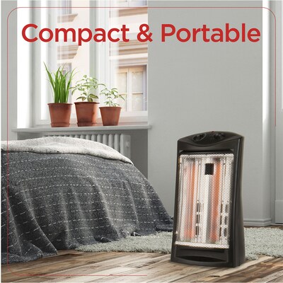 Black & Decker 1500-Watt Portable Infrared Electric Tower Heater, Black (BHTI06)