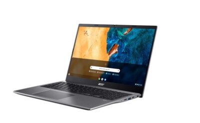 Acer Chromebook CB515-1W-54MS, 15.6, Intel Core i5-1135G7, 8GB Memory, 128GB SSD, Chrome OS, Steel