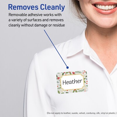 Avery Rectangle Multipurpose Labels, 2-1/3" x 3-3/8", White, 80/Pack (19479370453)