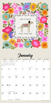2026 Willow Creek Every Home Needs a Dog 12" x 12" Monthly Wall Calendar (55755)