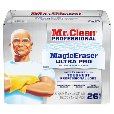 Mr. Clean Professional Magic Eraser Ultra Pro Multi-Purpose Cleaner, 26/Carton (17406)