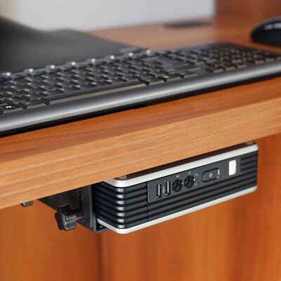 Ergotron CPU Mount For Thin Client, Black