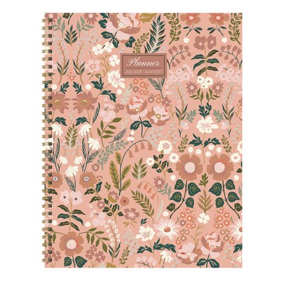 2026-2027 TF Publishing Blooming Pink 9 x 11 Academic Weekly & Monthly Planner, Paperboard Cover (AY27-9714)