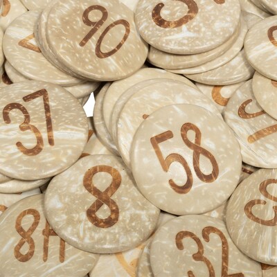 Ready2Learn Coconut Numbers, 1.5", Multicolored, 100/Set (CE-10007)