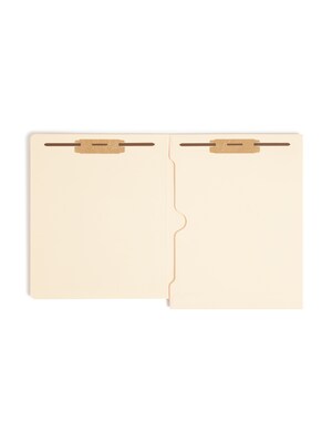 Smead Recycled Reinforced Classification Folder, 3/4" Expansion, Letter Size, Manila, 50/Box (34101)