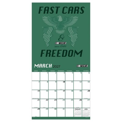 2027 TF Publishing Nascar Best Races 12 x 12 Monthly Wall Calendar (27-1018)