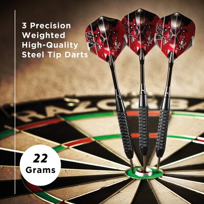 Viper Black Mariah Steel Tip Darts, 22 Grams (22-1322-22)