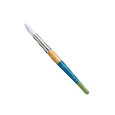 Princeton Snap! Short Handle Mixed Media Synthetic Round Brush, 6/Pack (PBXP9850R20-6)