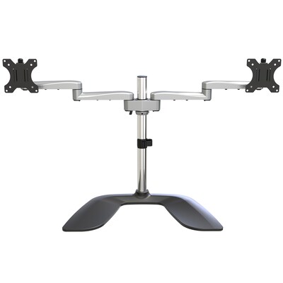 StarTech Dual Monitor Stand, For Up to 32" Monitors, Black/Silver (ARMDUALSS)