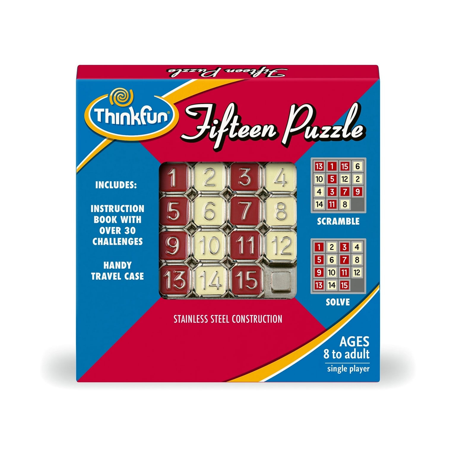Ravensburger ThinkFun Fifteen Puzzle Travel Game (44004900)
