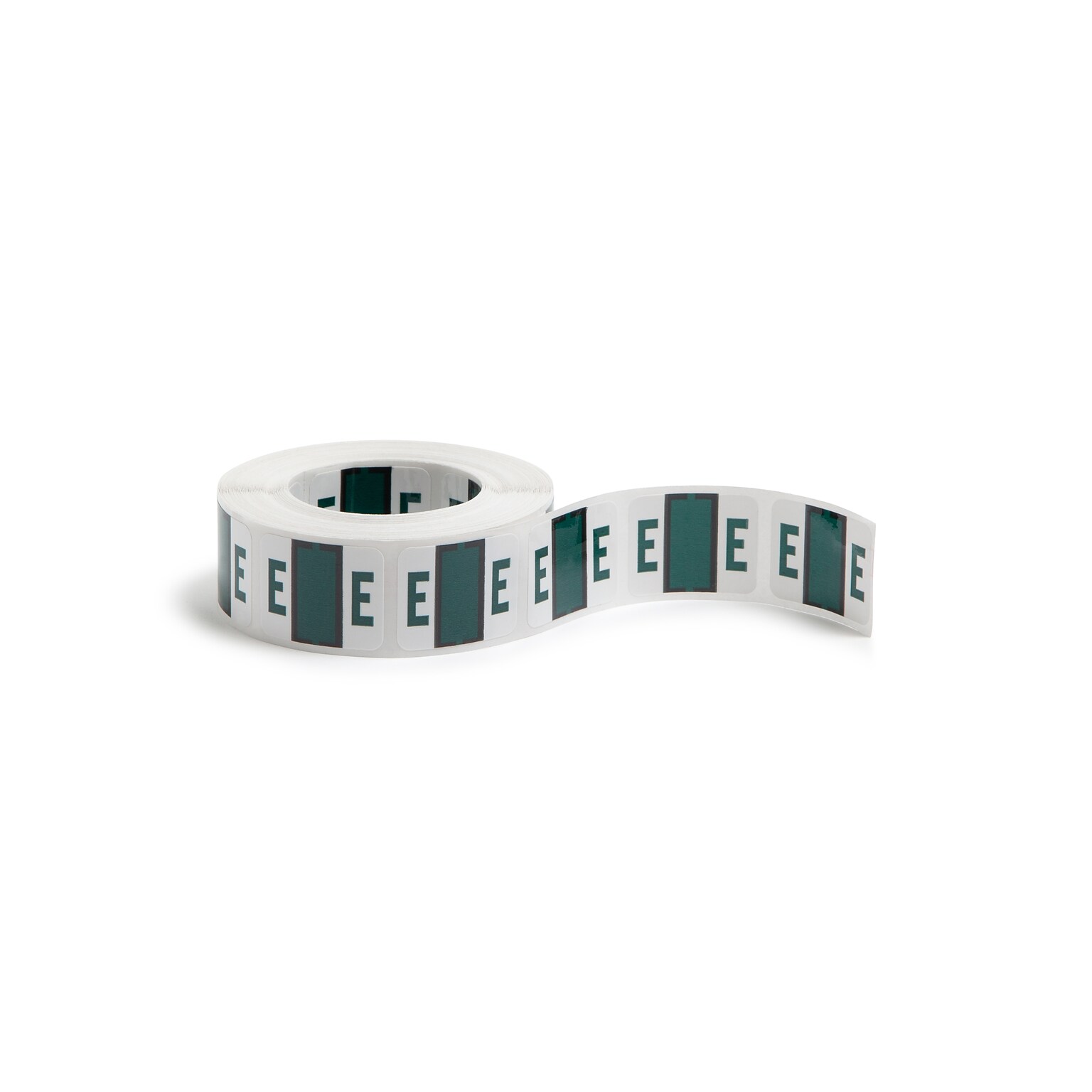 Smead BCCR Color Coded Alphabetic Labels,  1 x 1.25, Dark Green, 500/Roll (67075)