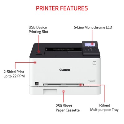 Canon Color imageCLASS LBP633Cdw Wireless Color Laser Printer (5159C002)