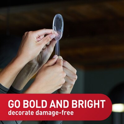 Command Medium Hooks, 2 lb., Clear, 6/Pack (17091CLR-6ES)