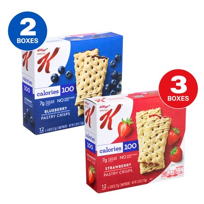 Special K Nutrition Bar Variety Pack, 0.88 oz., 60 Bars/Box (220-01007)