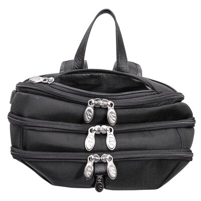 McKlein U Series Englewood Laptop Backpack, Medium, Black (78895)