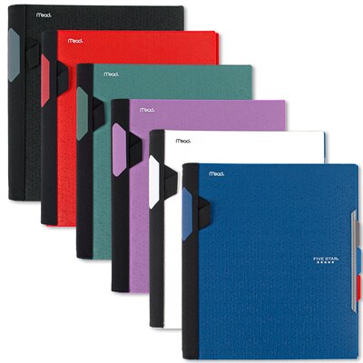 Five Star Advance 3-Subject Notebooks, 8.5" x 11", College Ruled, 150 Sheets, Assorted Colors (06324)