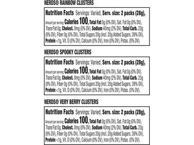 Nerds Gummy Clusters Variety Pack, Assorted Flavors, 14 oz., 28 Bags/Pack(08599)