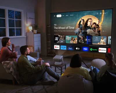 Epson EpiqVision Mini EF-22N HDMI/USB/Wireless Portable Laser Home Theater Projector, Stone Blue (V11HB38420)