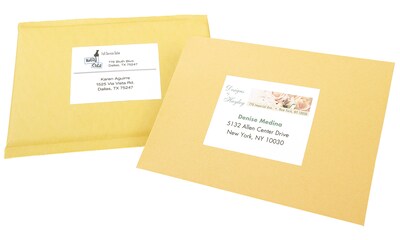 Avery Laser/Inkjet Multipurpose Labels, 3" x 4",White, 80 Labels/Pack (5453)