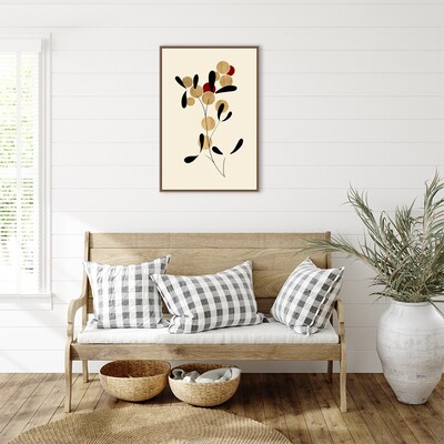 Amanti Art Idea No 21 by Kubistika  Framed Canvas Wall Art Print, 23" x 33" (A42678302734)