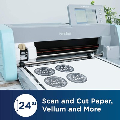 Brother ScanNCut DX Adhesive Cutting Mats, 12" x 24" (CADXLGMATS-STP)
