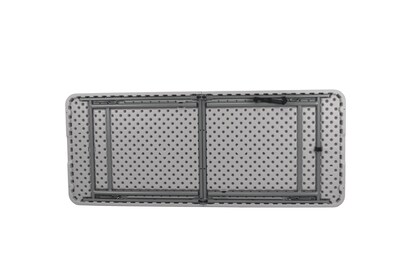 National Public Seating CMFIH Series 30" x 72" Fold-In-Half Folding Table, Grey (CMFIH3072)