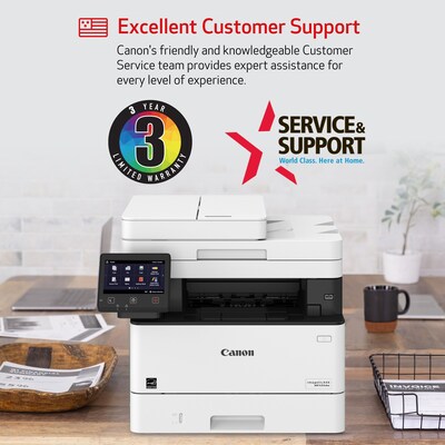Canon ImageCLASS MF455dw Wireless Black & White All-in-One Laser Printer (5161C005)